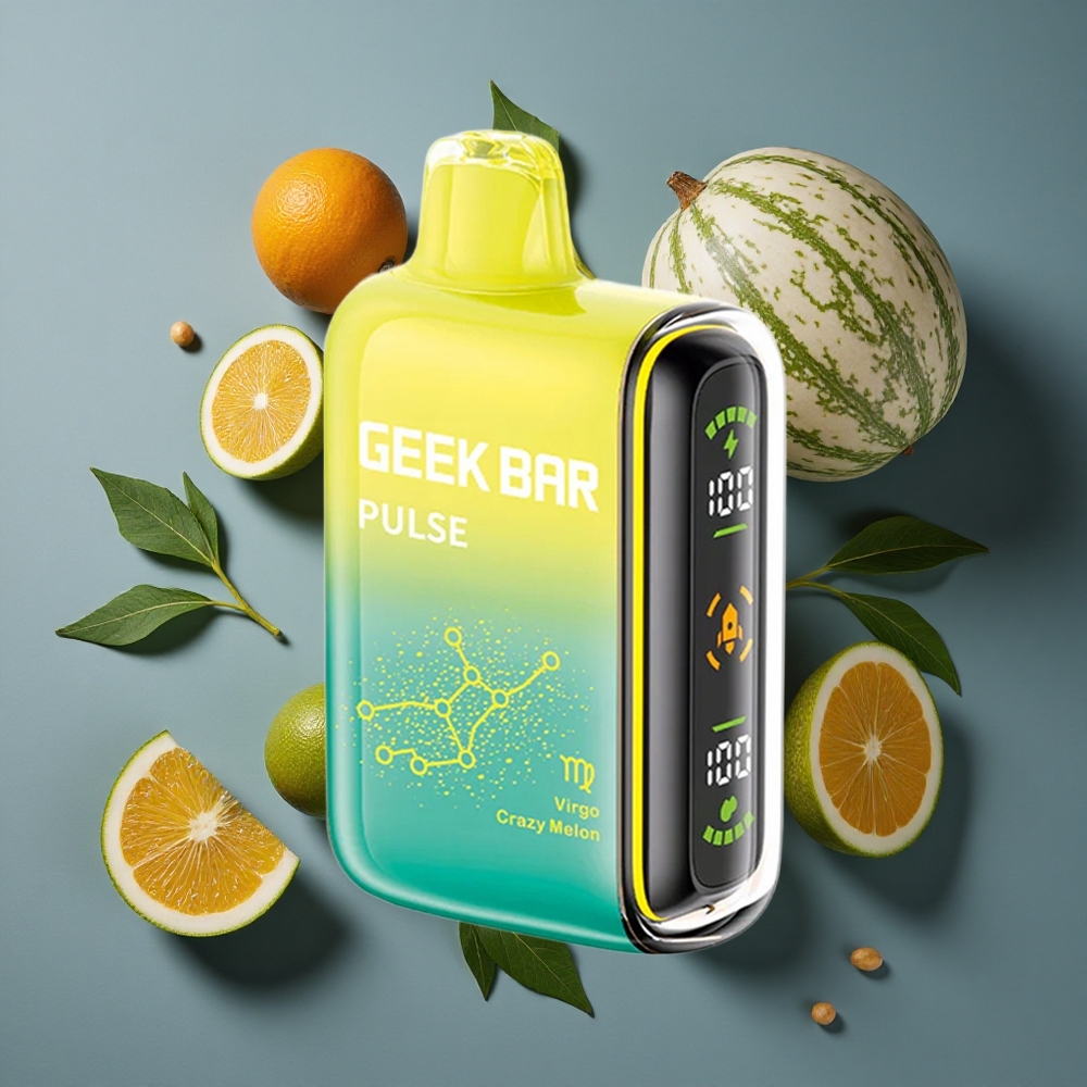 Menthe Fraîche Geek Bar Pulse 15000 Puffs 16ML vente en gros Belgique USB Type-C