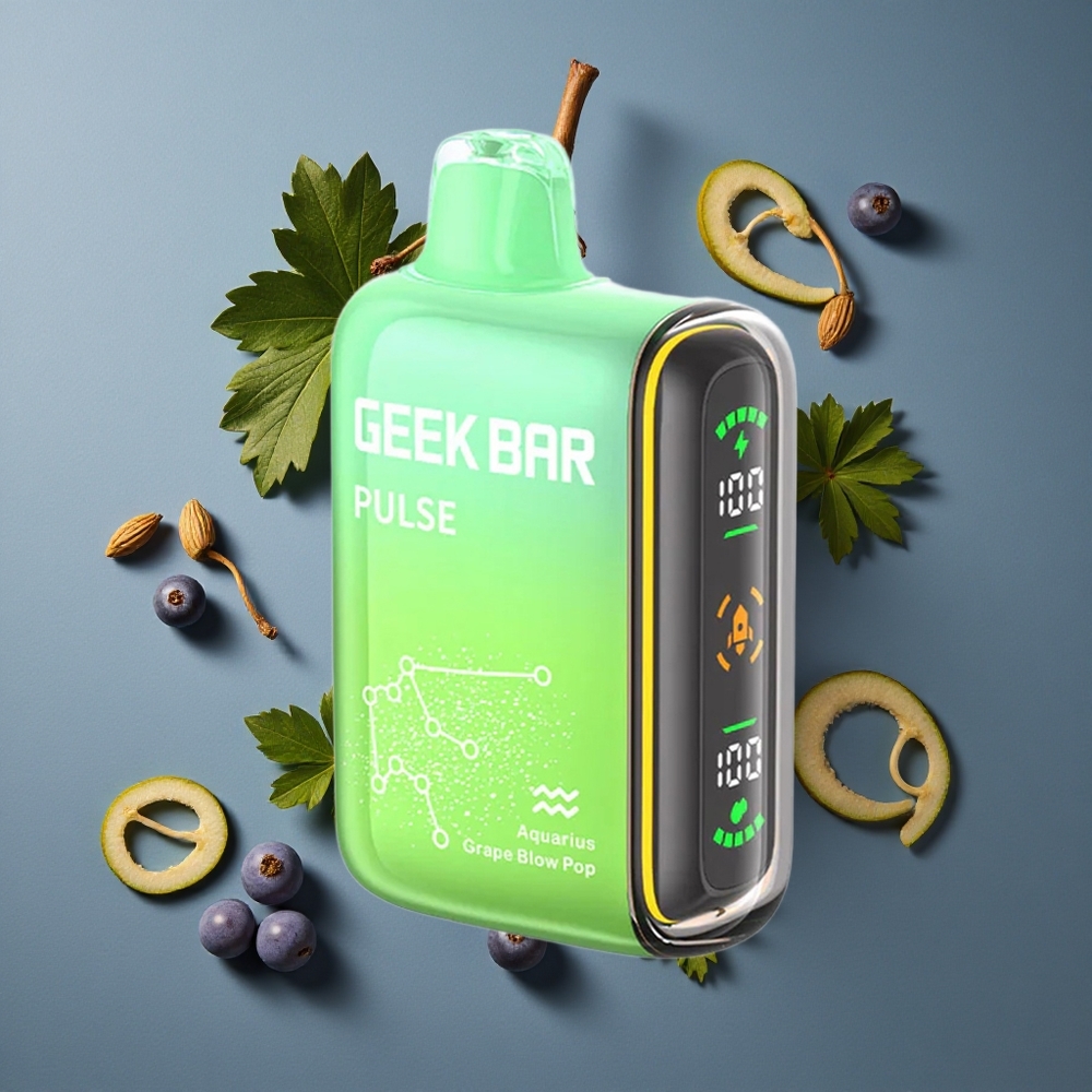 Menthe Fraîche Geek Bar Pulse 15000 Puffs 16ML vente en gros Belgique USB Type-C