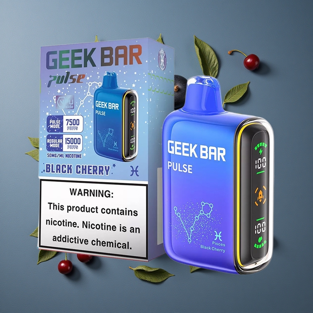 Menthe Fraîche Geek Bar Pulse 15000 Puffs 16ML vente en gros Belgique USB Type-C