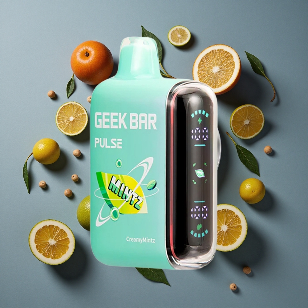 Menthe Geek Bar Pulse 15000 Puffs 16ML vente en gros Belgique 5% Nicotine