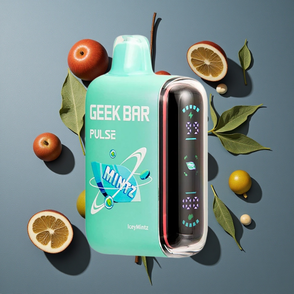 Menthe Geek Bar Pulse 15000 Puffs 16ML vente en gros Belgique 5% Nicotine
