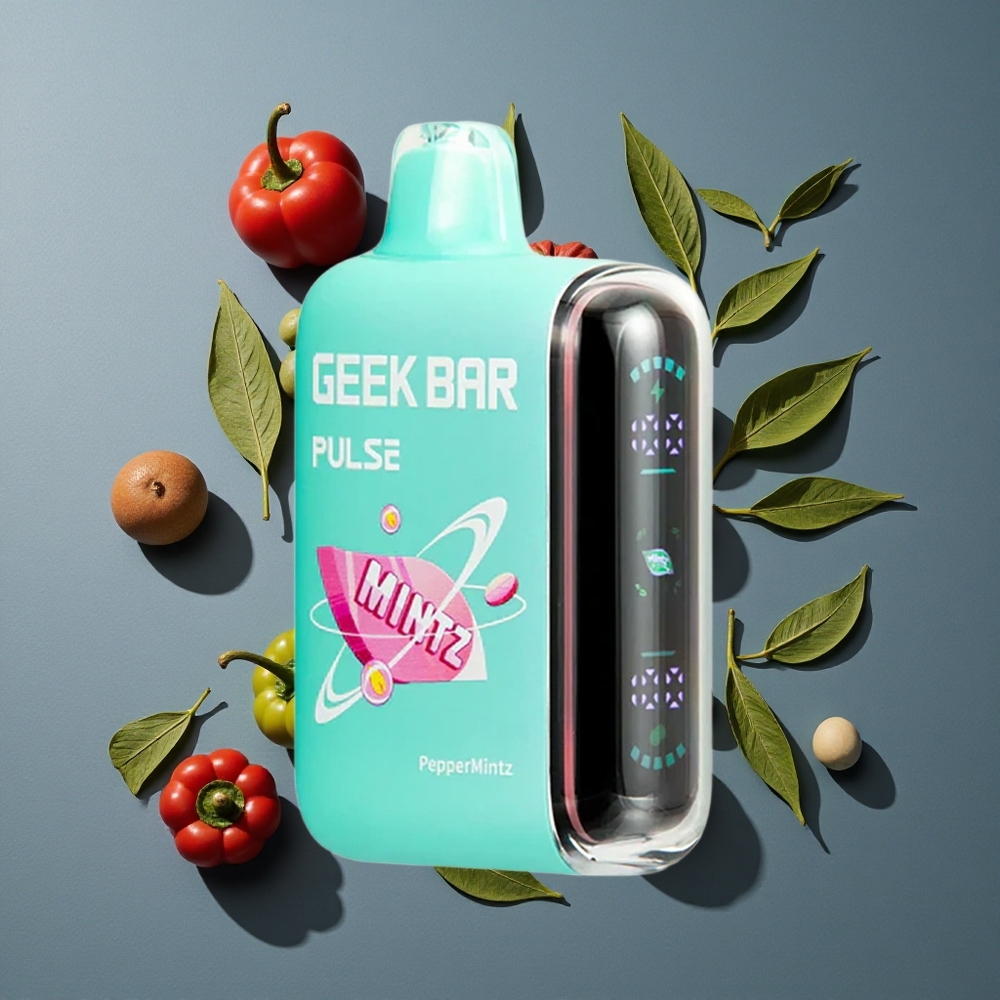Menthe Geek Bar Pulse 15000 Puffs 16ML vente en gros Belgique 5% Nicotine