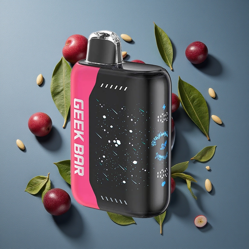 Framboise-Lime GEEK BAR Pulse X 25000 Puffs Jusqu\'à 18mL e-liquide vente en gros Belgique Dual Mesh Coil
