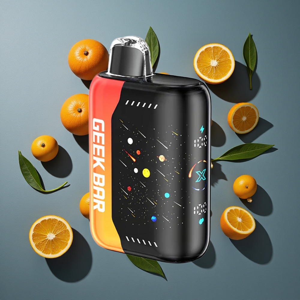 Météor Geek Bar Pulse X 25000 Puffs avec écran incurvé 3D vente en gros Belgique Dual Mesh Coil