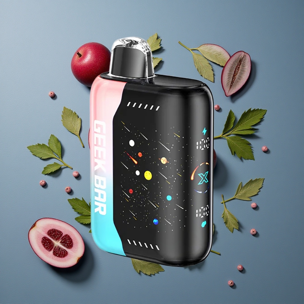 Météor Geek Bar Pulse X 25000 Puffs avec écran incurvé 3D vente en gros Belgique Dual Mesh Coil