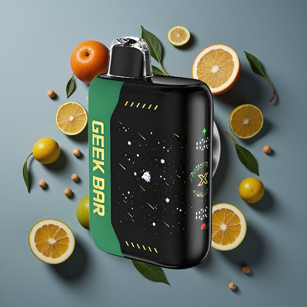 Menthe Fraîche GEEK BAR Pulse X 25000 Puffs avec écran incurvé 3D vente en gros Belgique