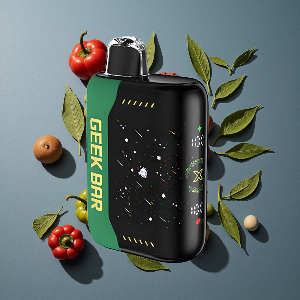 Menthe Fraîche GEEK BAR Pulse X 25000 Puffs avec écran incurvé 3D vente en gros Belgique