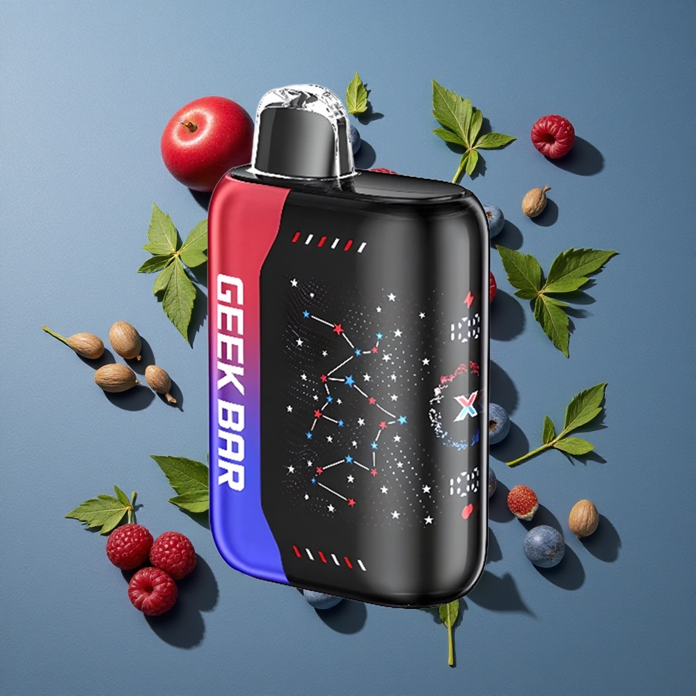 Menthe Glaciale Geek Bar Pulse X 25000 Puffs Jus Pré-rempli 18mL vente en gros Belgique Dual Mesh Coil