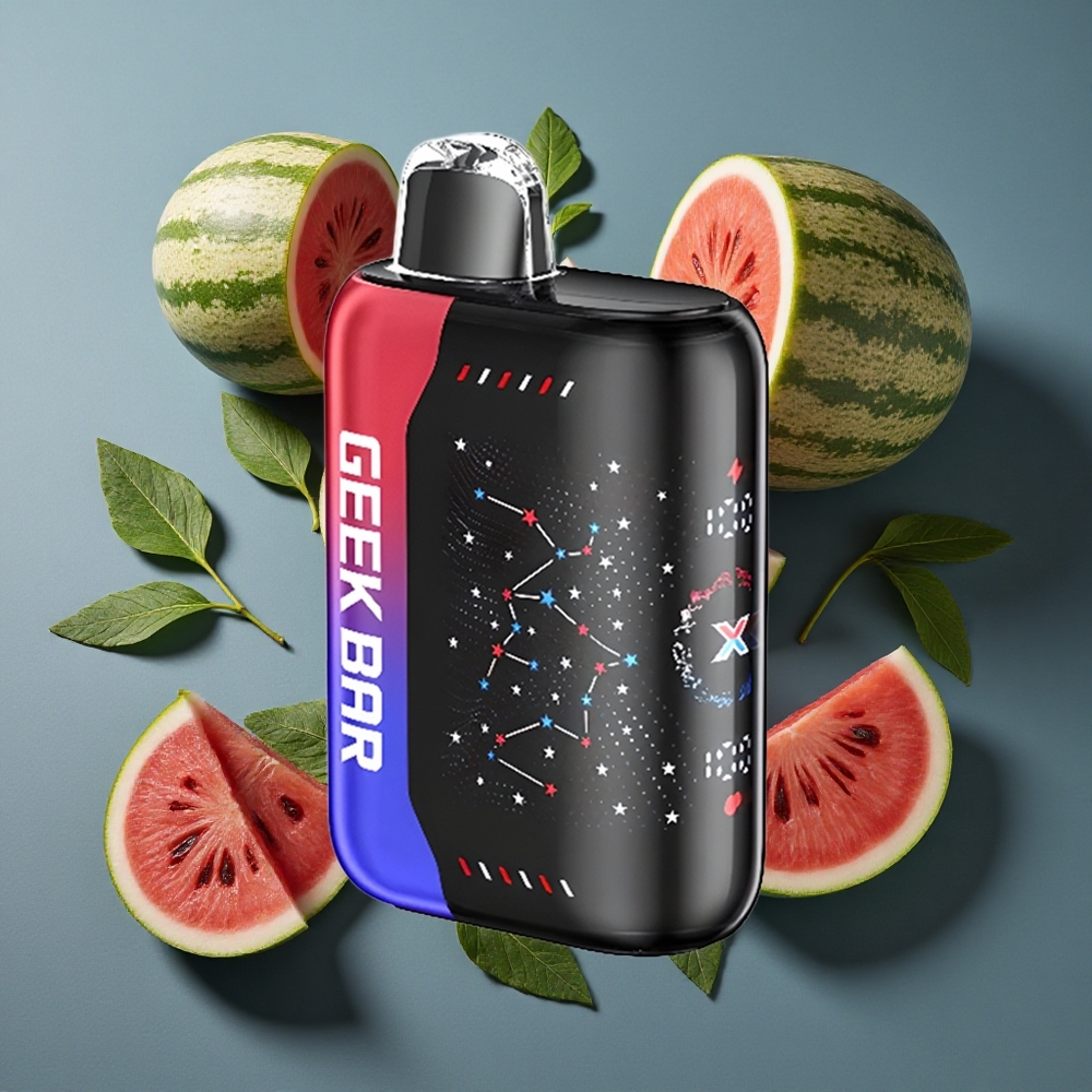 Menthe Glaciale Geek Bar Pulse X 25000 Puffs Jus Pré-rempli 18mL vente en gros Belgique Dual Mesh Coil