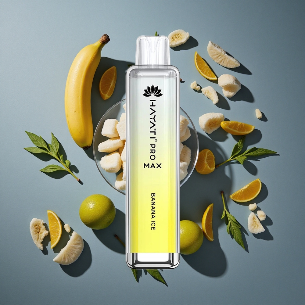 Banane Glacée Hayati Pro Max 4000 Puffs batterie rechargeable 1400mAh vente en gros Belgique