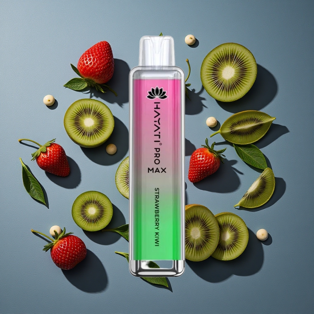 Fraise Kiwi Hayati Pro Max 4000 Puffs 2%, 5% Nicotine vente en gros Belgique Rechargeable