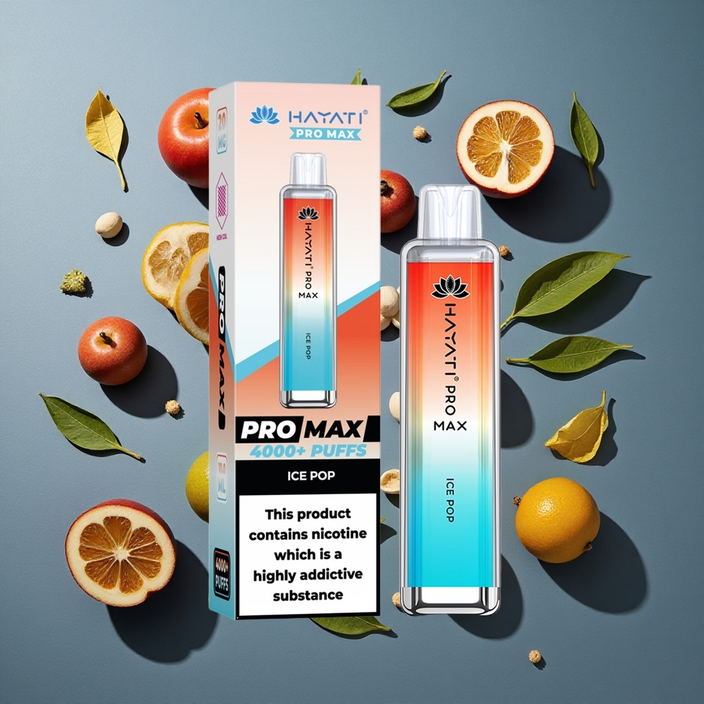 Glace Pop Hayati Pro Max 4000 Puffs Dual Bobine Mesh 1.1 Ohm vente en gros Belgique