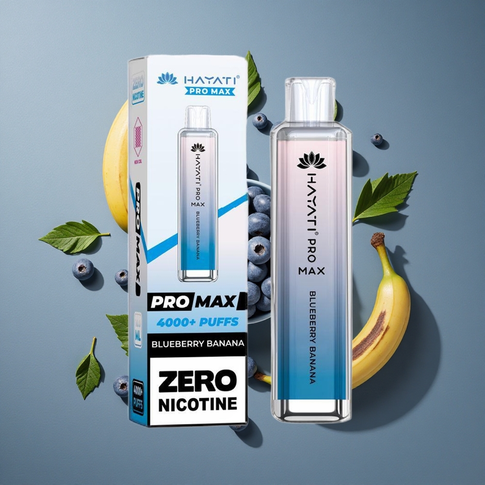 Myrtille Banane Hayati Pro Max 4000 Puffs Batterie Rechargeable 1400mAh vente en gros Belgique