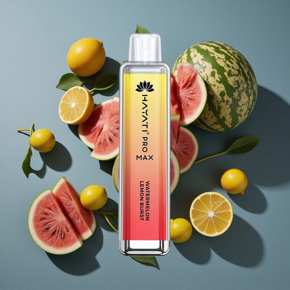 Pastèque Citronné Hayati Pro Max 4000 Puffs avec batterie rechargeable 1400mAh vente en gros Belgique