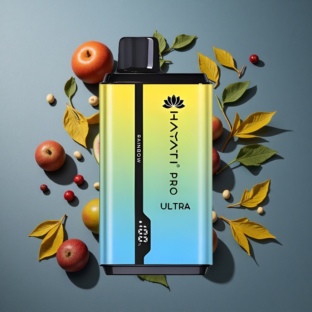 Arc-en-ciel Hayati Pro Ultra 15000 Puffs vente en gros Belgique 2% Nicotine 49 Saveurs