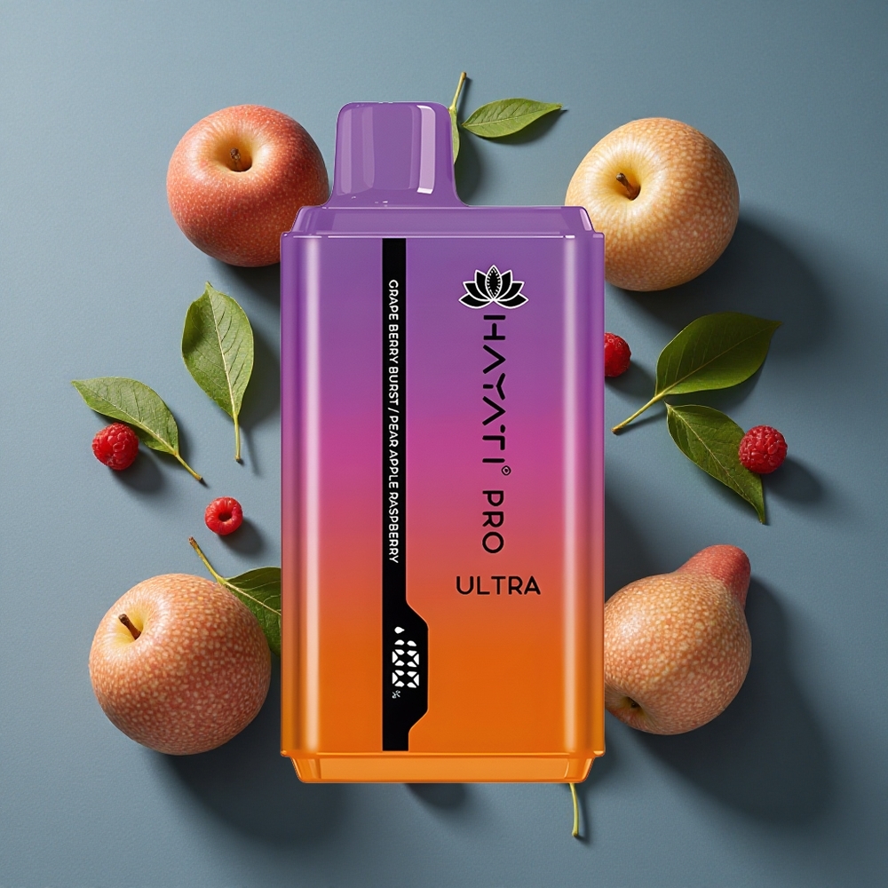 Baie Raisin Éclatant Hayati Pro Ultra 15000 Puffs 24ml vente en gros Belgique 2% Nicotine