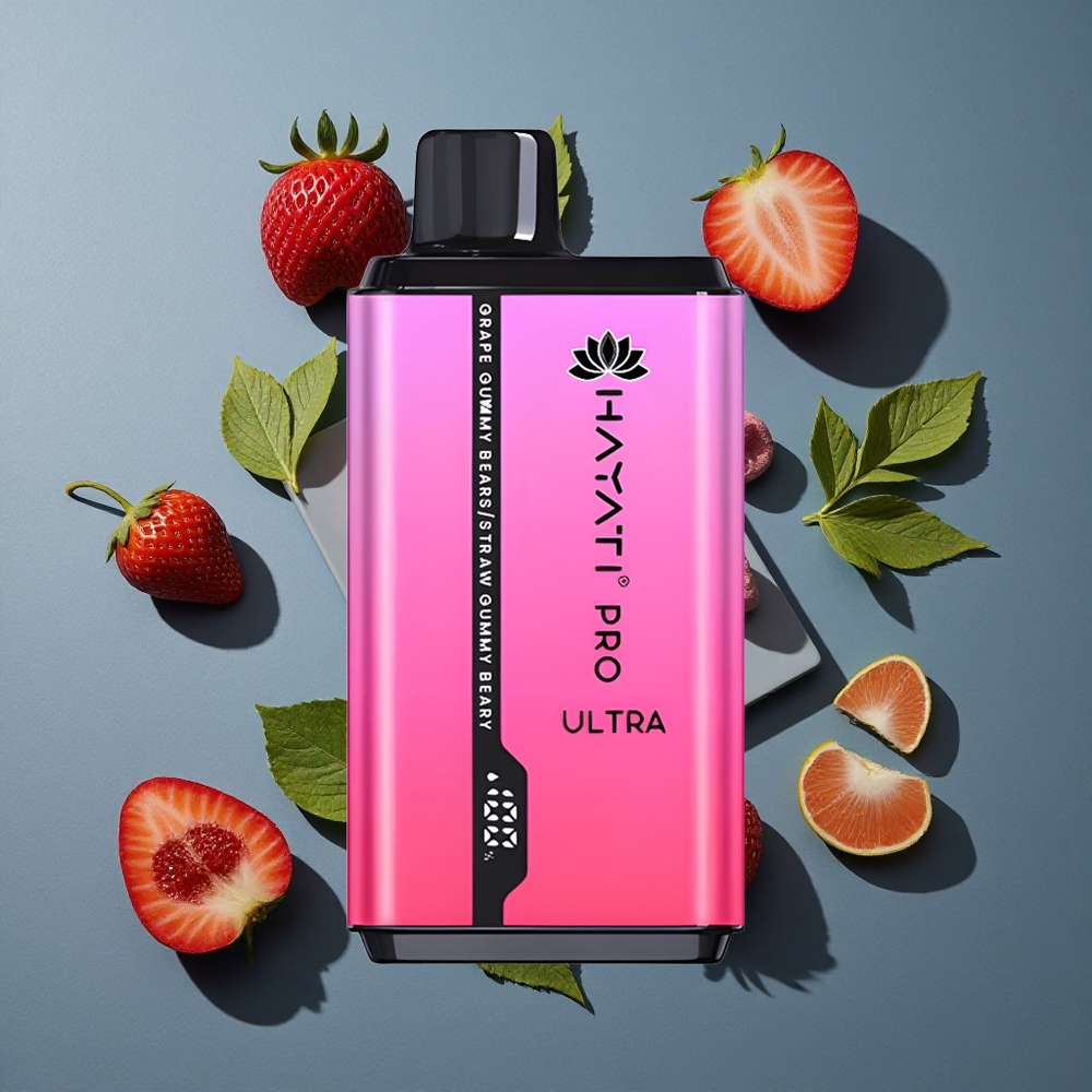 Bonbon Gummy Grappe Hayati Pro Ultra 15000 Puffs 24ml 2% Nicotine vente en gros Belgique