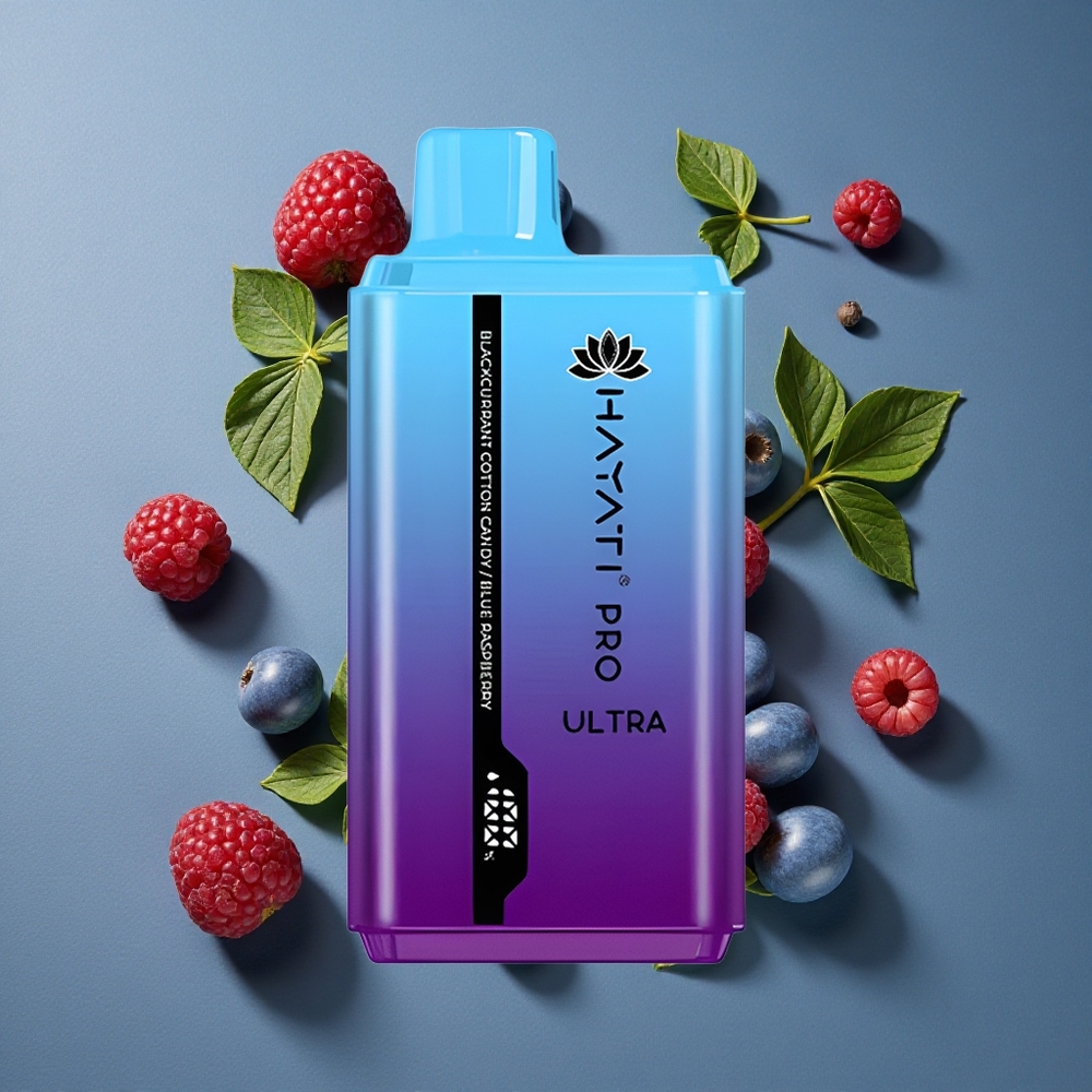 Cassis Barbe à Papa Hayati Pro Ultra 15000 Puffs vente en gros Belgique 2 12ml 2% Nicotine