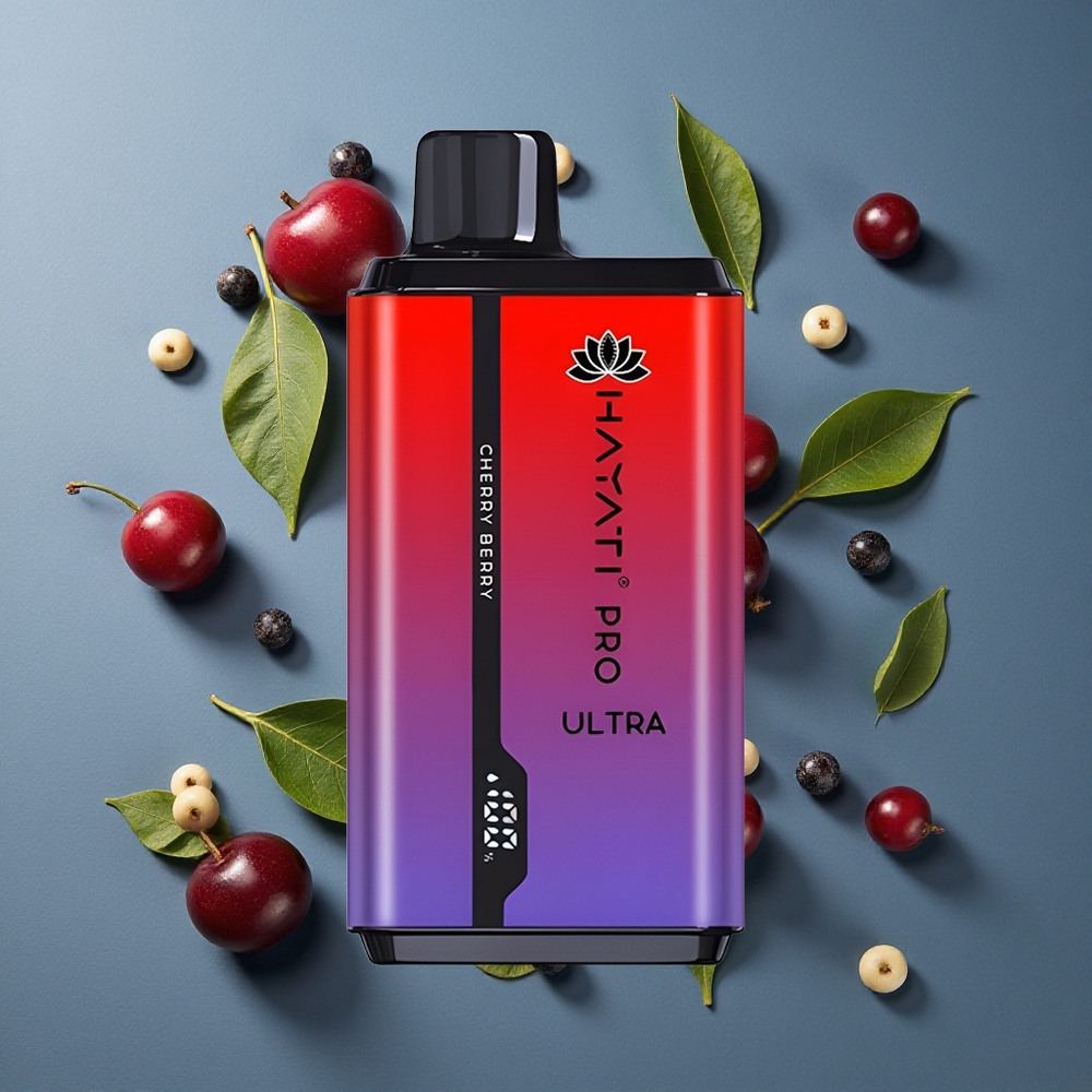 Cerise Baie Hayati Pro Ultra 15000 Puffs 2 12ml 2% Nicotine vente en gros Belgique
