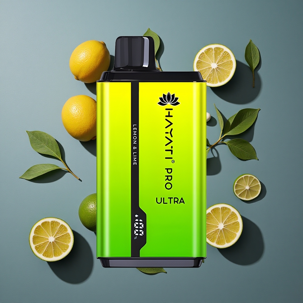 Citron & Lime Hayati Pro Ultra 15000 Puffs 24ml e-liquide 2% nicotine vente en gros Belgique