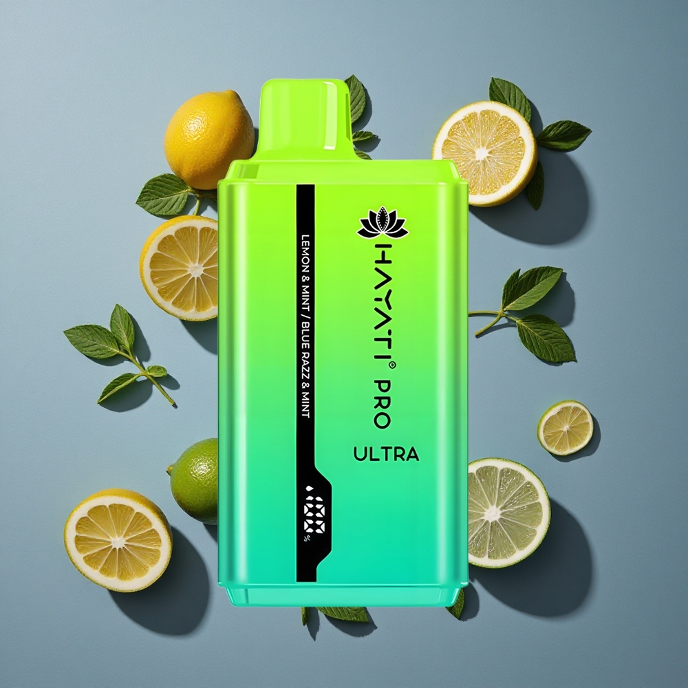 Citron & Menthe Blue Razz & Menthe Hayati Pro Ultra 15000 bouffées vente en gros Belgique 2% nicotine