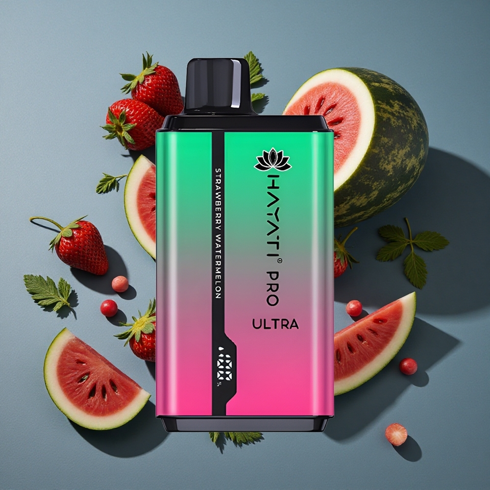 Fraise Pastèque Hayati Pro Ultra 15000 Puffs 2% Nicotine vente en gros Belgique