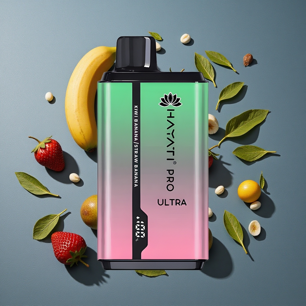 Kiwi Banane Hayati Pro Ultra 15000 Puffs (24ml E-Liquide, 49 Saveurs) vente en gros Belgique