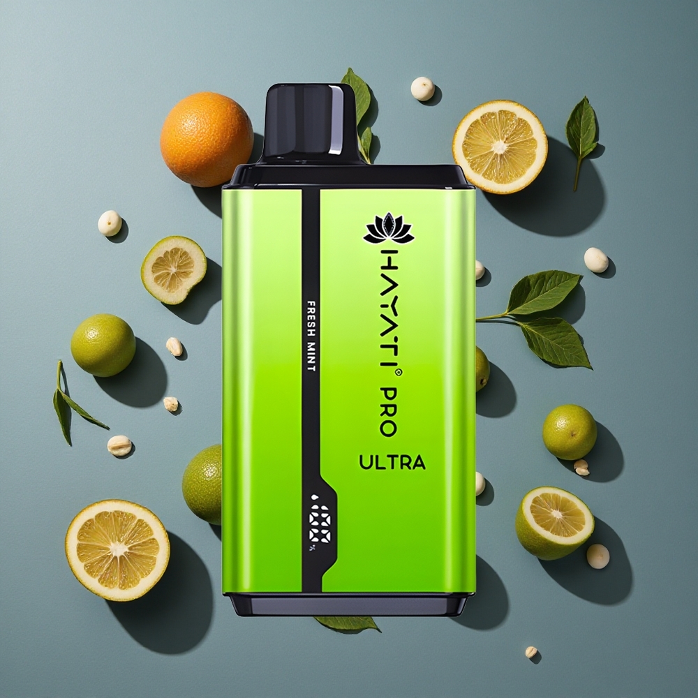 Menthe Fraîche Hayati Pro Ultra 15000 Puffs 2 12ml vente en gros Belgique