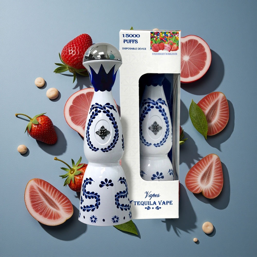 Fraise Bubblegum HUMO Azul 15000 Puffs vente en gros Belgique 20mL 5% Nicotine