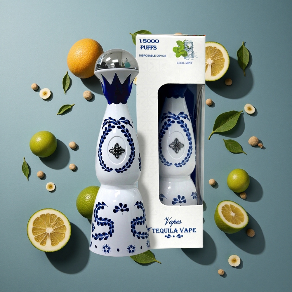 Menthe Fraîche HUMO Azul 15000 Puffs 20mL Réservoir Prérempli vente en gros Belgique 500mAh USB-C