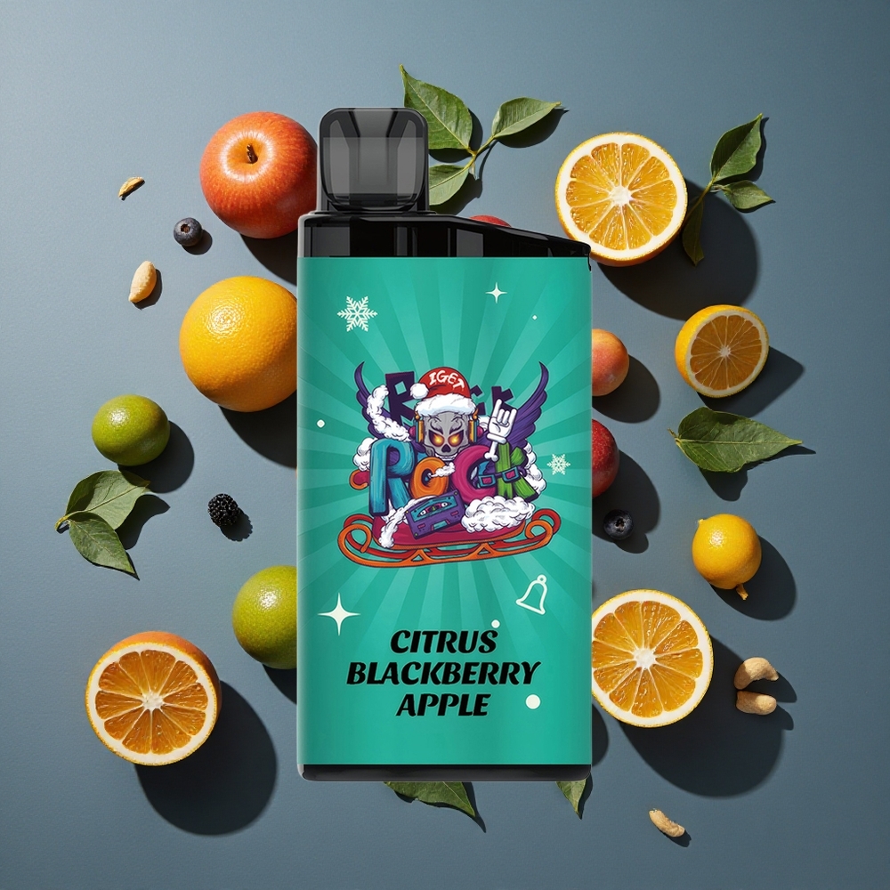 Citron Mûre Pomme IGET Bar 3500 Puffs avec batterie 1400 mAh vente en gros Belgique