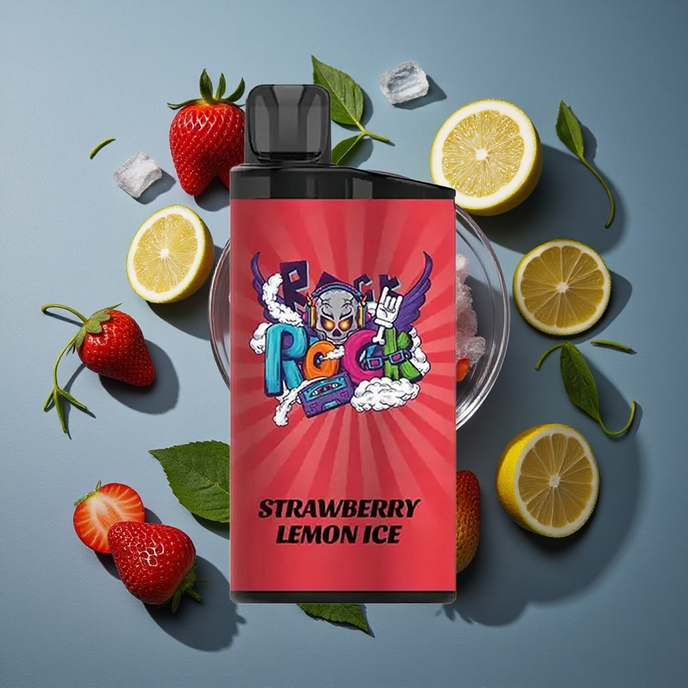Fraise Citron Glacé IGET Bar 3500 Puffs Jusqu'à 3500 Bouffées vente en gros Belgique PC+ALU