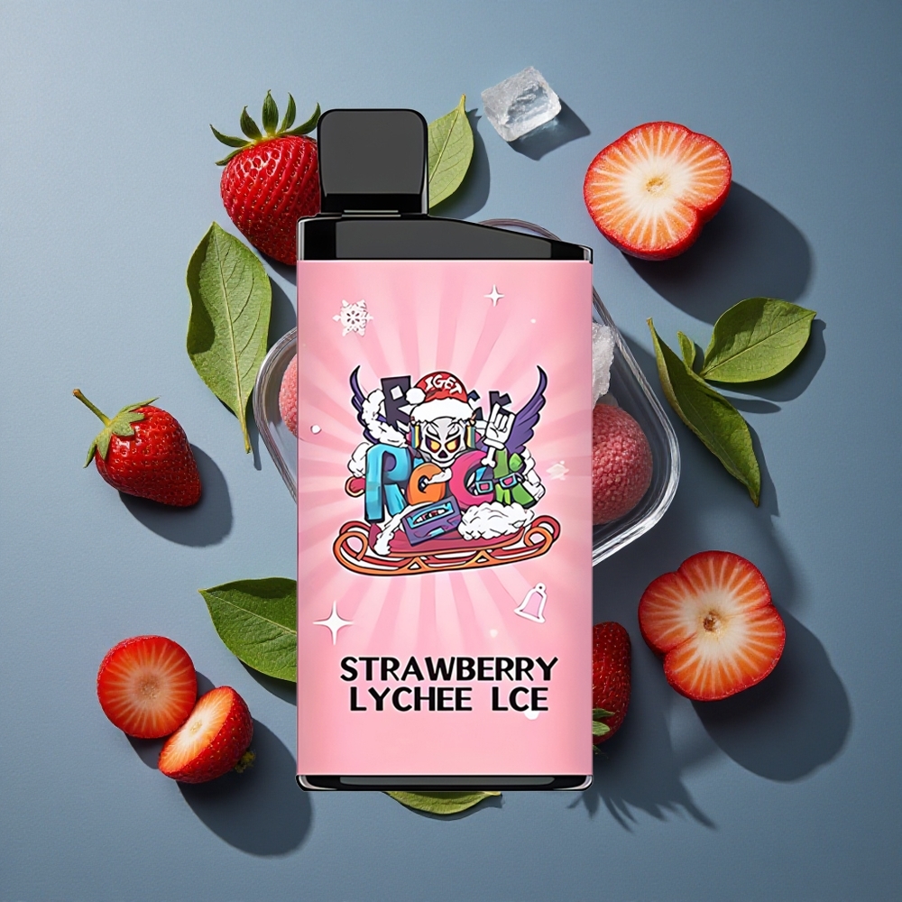 Fraise Lychee Glacé IGET Bar 3500 Puffs avec Bobine Mesh 1.2 Ohm vente en gros Belgique