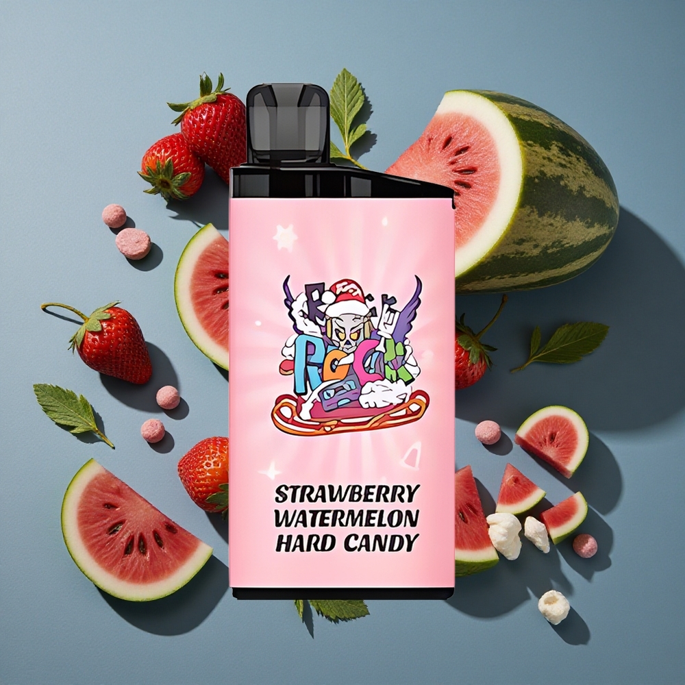 Fraise Pastèque IGET Bar 3500 Puffs (jusqu'à 3500 bouffées) vente en gros Belgique PC+ALU