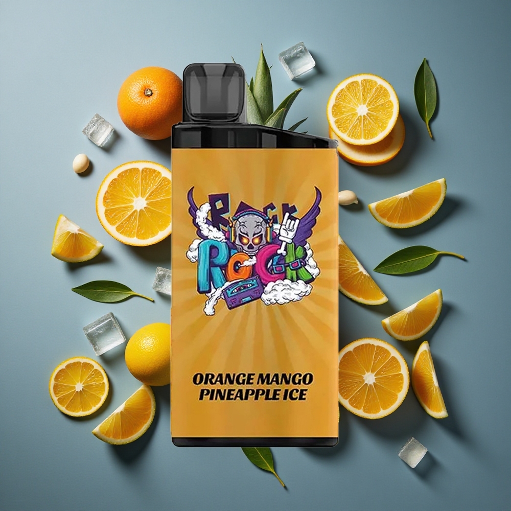 Orange Mangue Ananas Glacé IGET Bar 3500 Puffs (jusqu'à 3500 bouffées) vente en gros Belgique PC+ALU