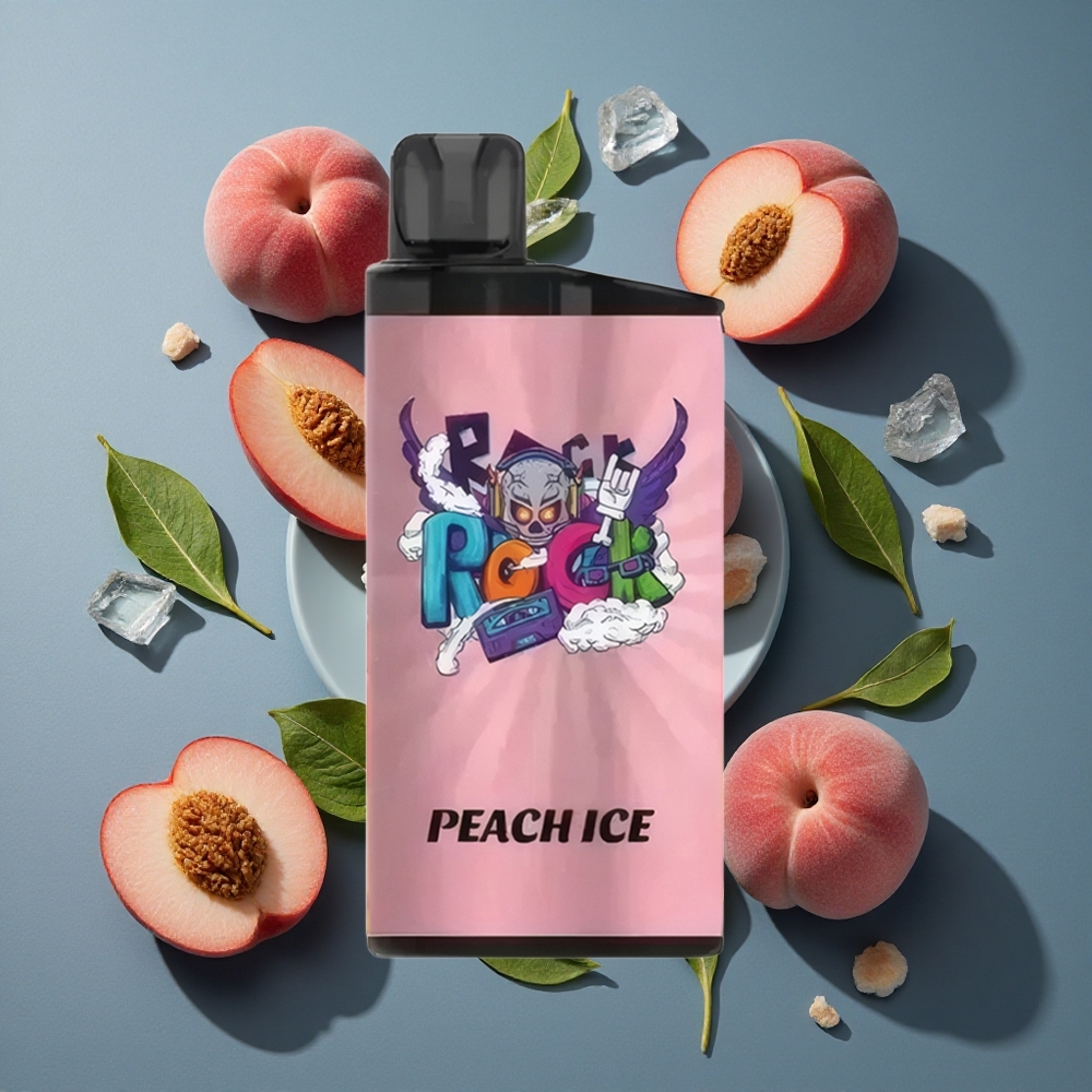Pêche Glacée IGET Bar 3500 Puffs (jusqu'à 3500 bouffées) vente en gros Belgique PC+ALU