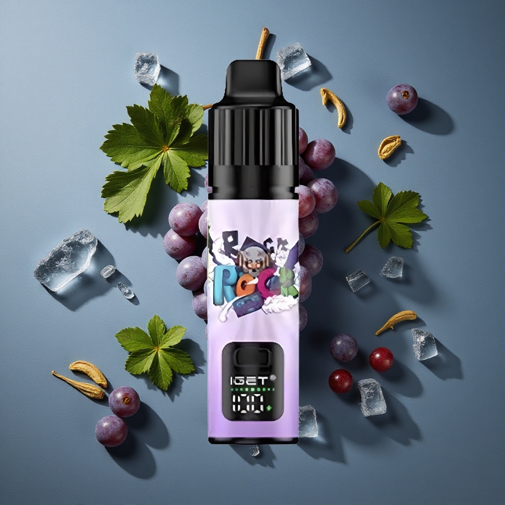Glace de Raisin IGET BAR PLUS S3 POD 10000 Puffs 18 ml E-liquide vente en gros Belgique