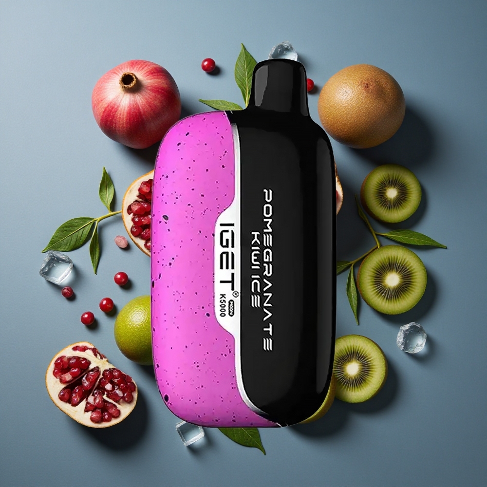 Grenade Kiwi Glacé IGET Moon K5000 Puffs Jusqu'à 5000 Tirs vente en gros Belgique PC 1.35 Ohm
