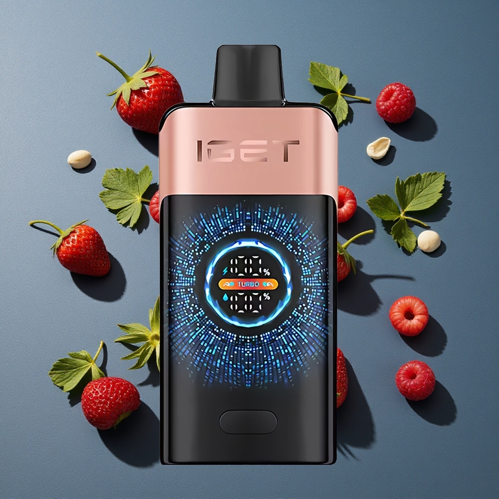 Fraise Framboise IGET ONE 12000 Puffs Mode Régulier 12000 Puffs vente en gros Belgique