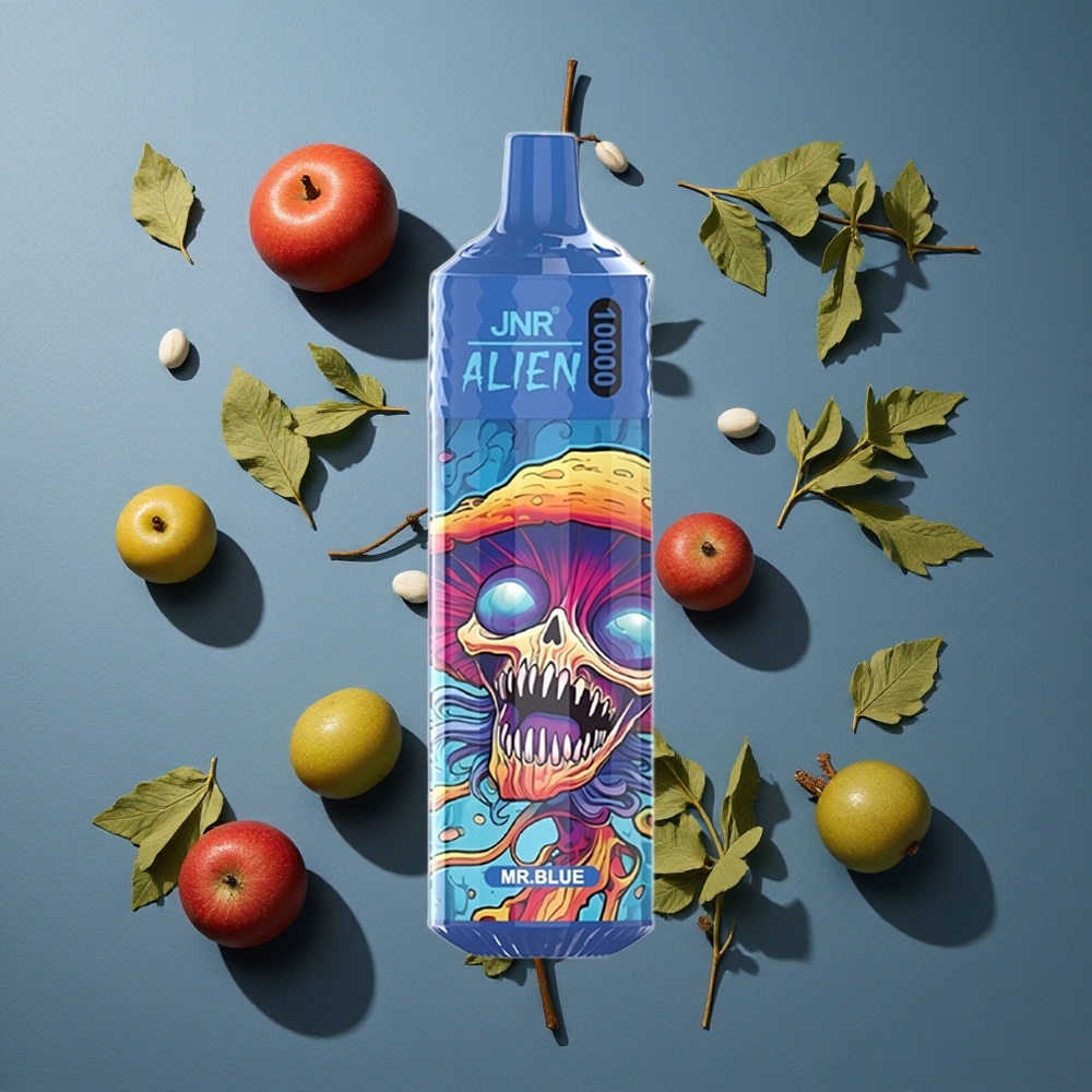 Bleu Mr JNR Alien 10000 Puffs 850mAh vente en gros Belgique LED RGB