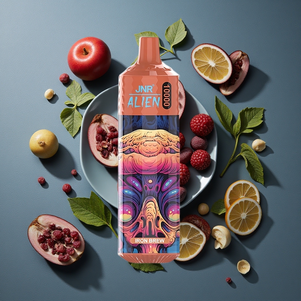 Brew Fer JNR Alien 10000 Puffs vente en gros Belgique 20ml LED RGB
