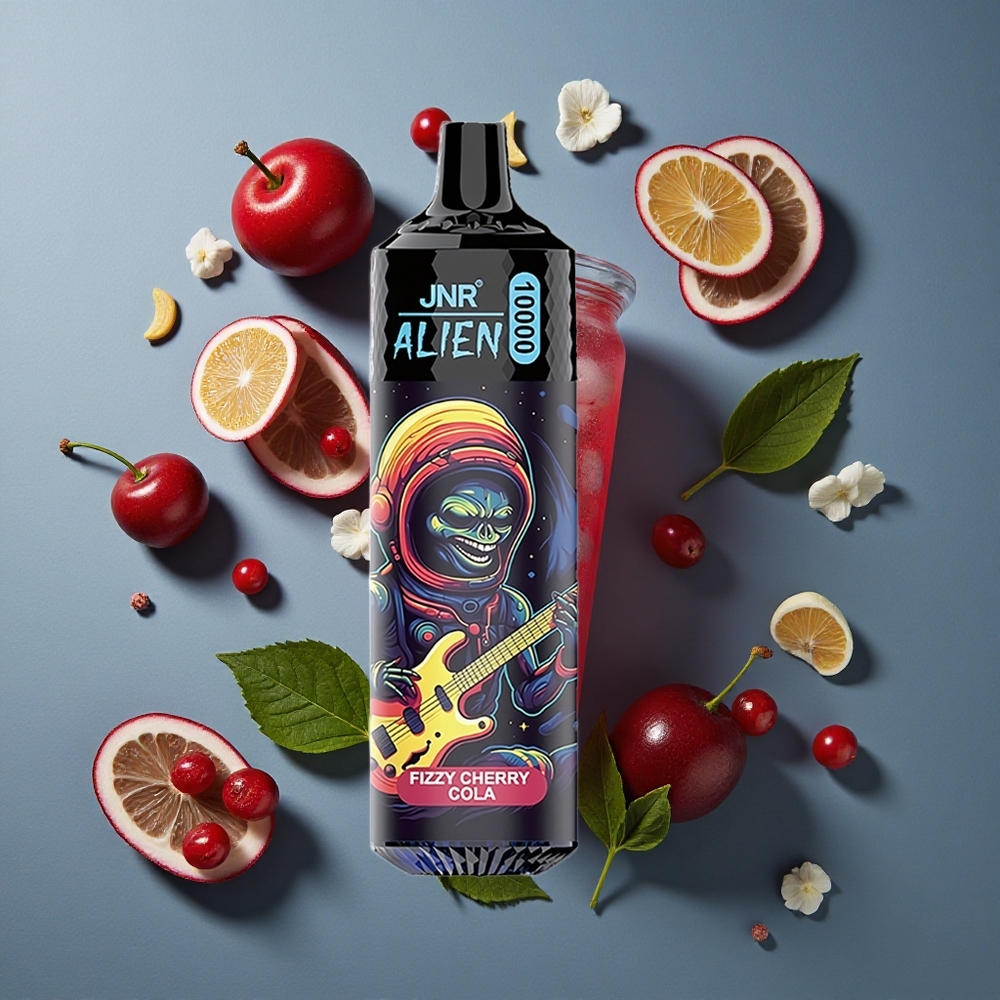 Cerise Cola Pétillante JNR Alien 10000 Puffs 850mAh LED RGB vente en gros Belgique