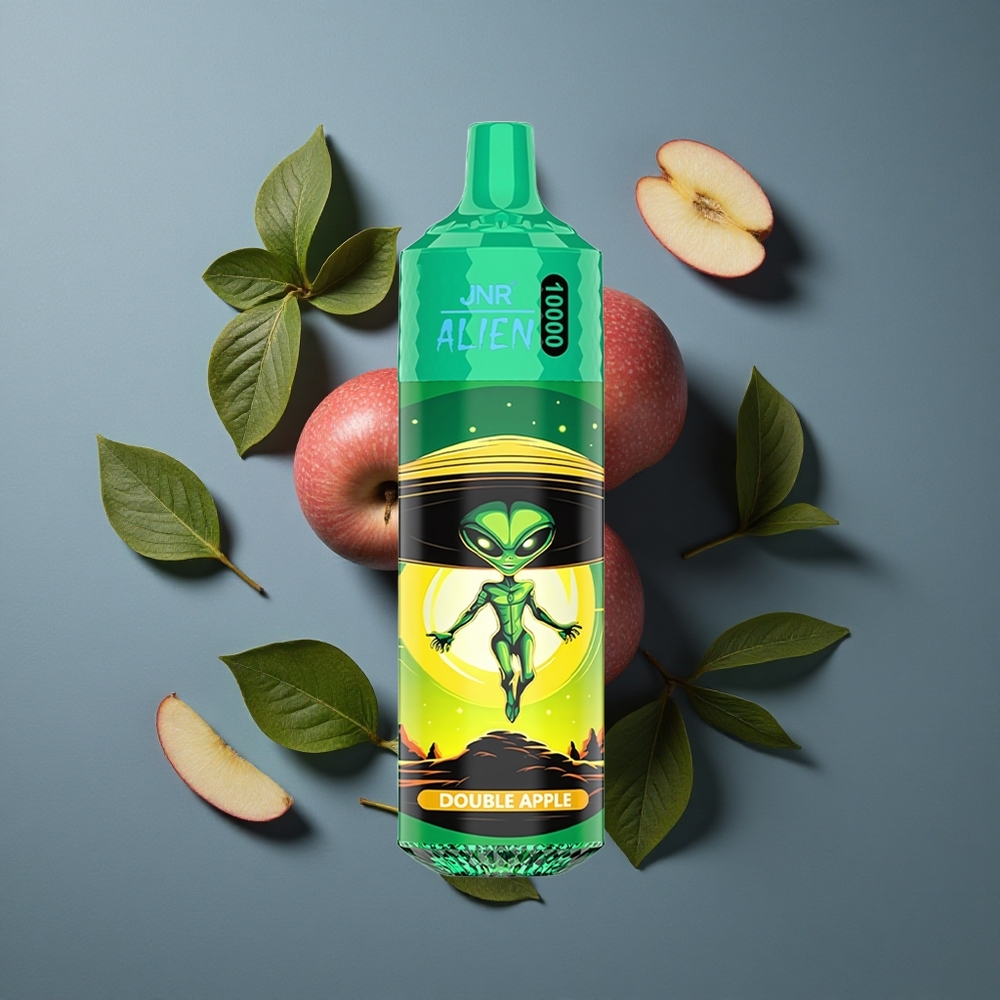 Double Pomme JNR Alien 10000 Puffs 20ml E-liquide vente en gros Belgique LED RGB
