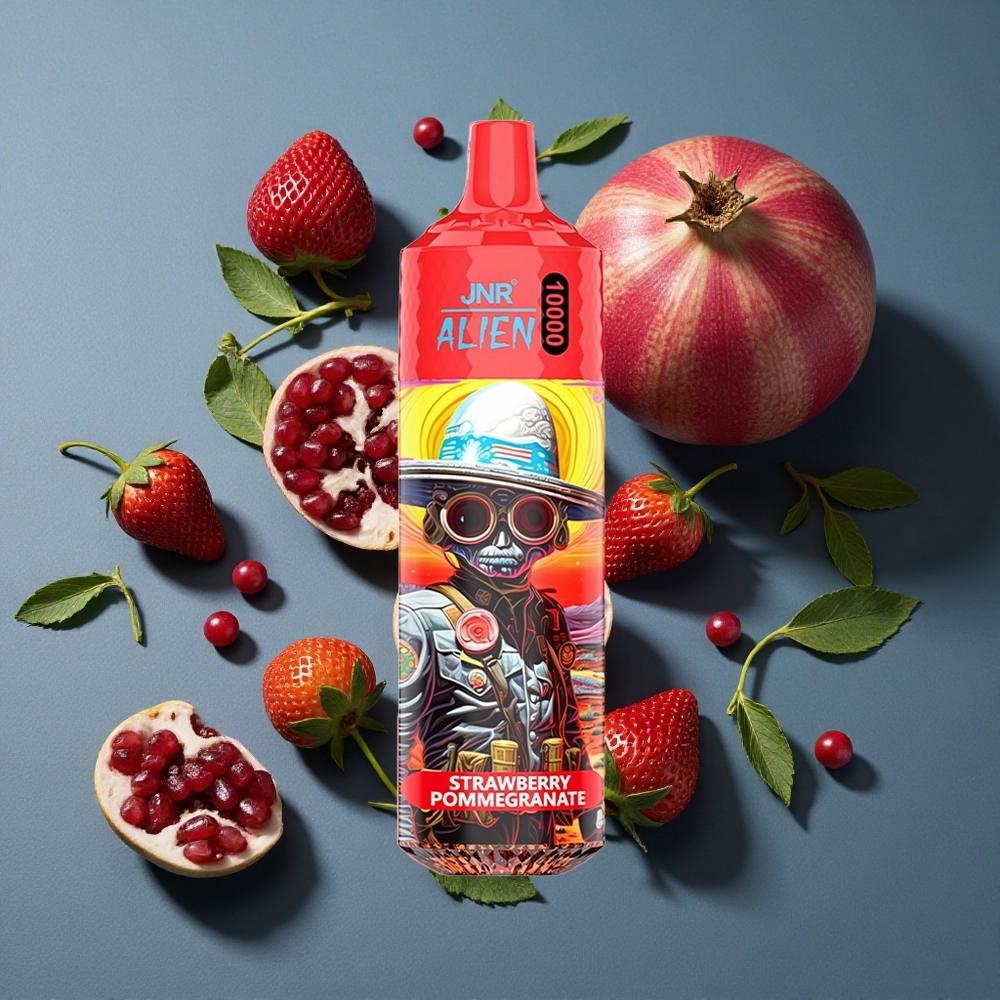Fraise Grenade JNR Alien 10000 Puffs 20ml E-liquide vente en gros Belgique LED RGB