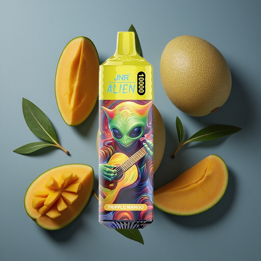 Mangue Triple JNR Alien 10000 Puffs vente en gros Belgique 850mAh LED RGB