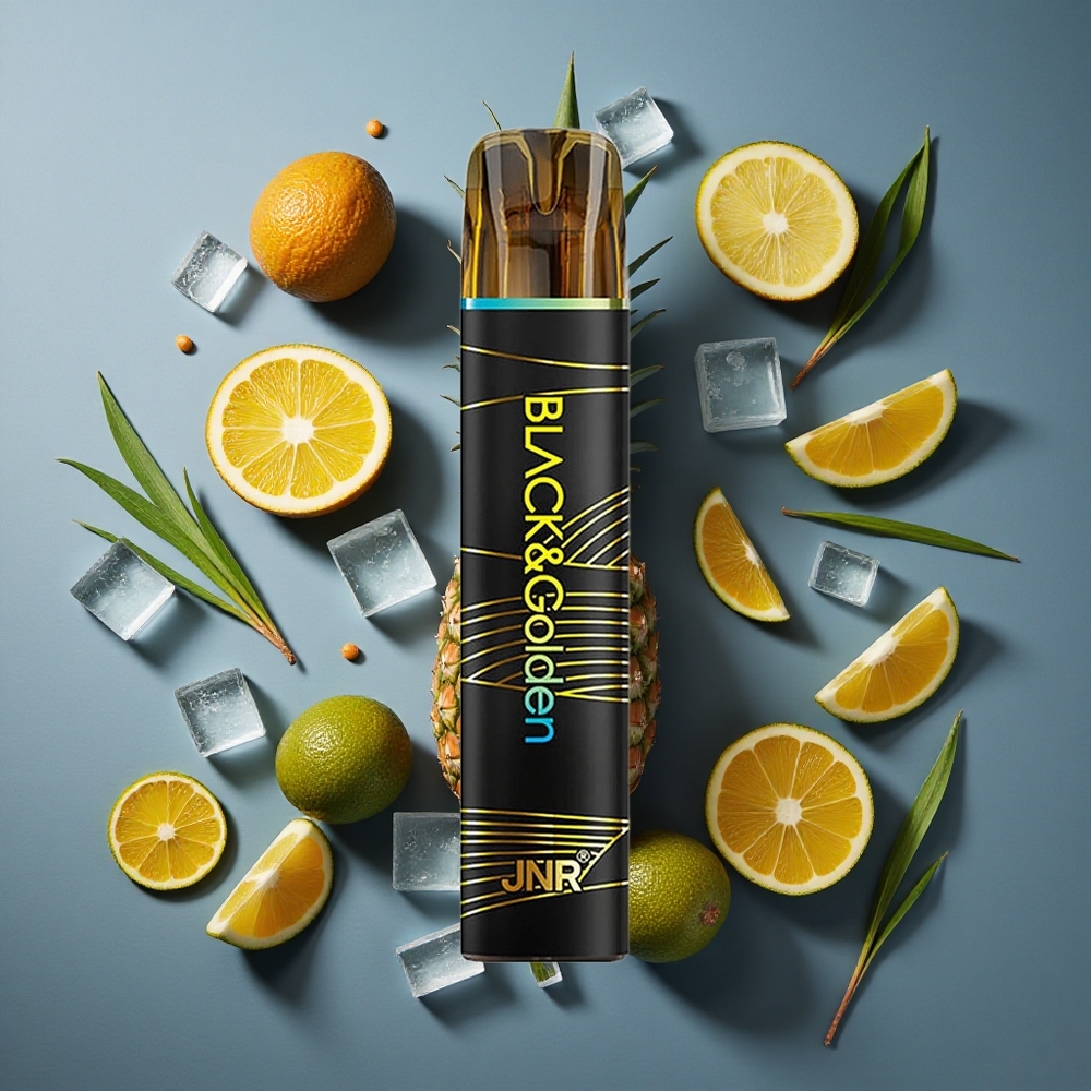 Ananas Glace JNR Black&Golden 600+200 Puffs vente en gros Belgique 2ml 2% Nicotine
