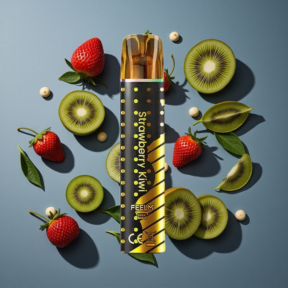 Fraise Kiwi JNR Black&Golden 600+200 Puffs vente en gros Belgique 2% Nicotine TPD