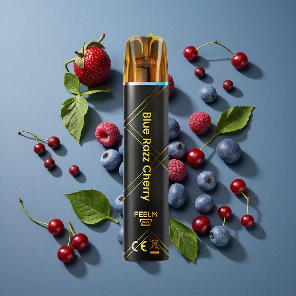 Framboise Bleue Cerise JNR Black&Golden 600+200 Puffs vente en gros Belgique 2% Nicotine TPD