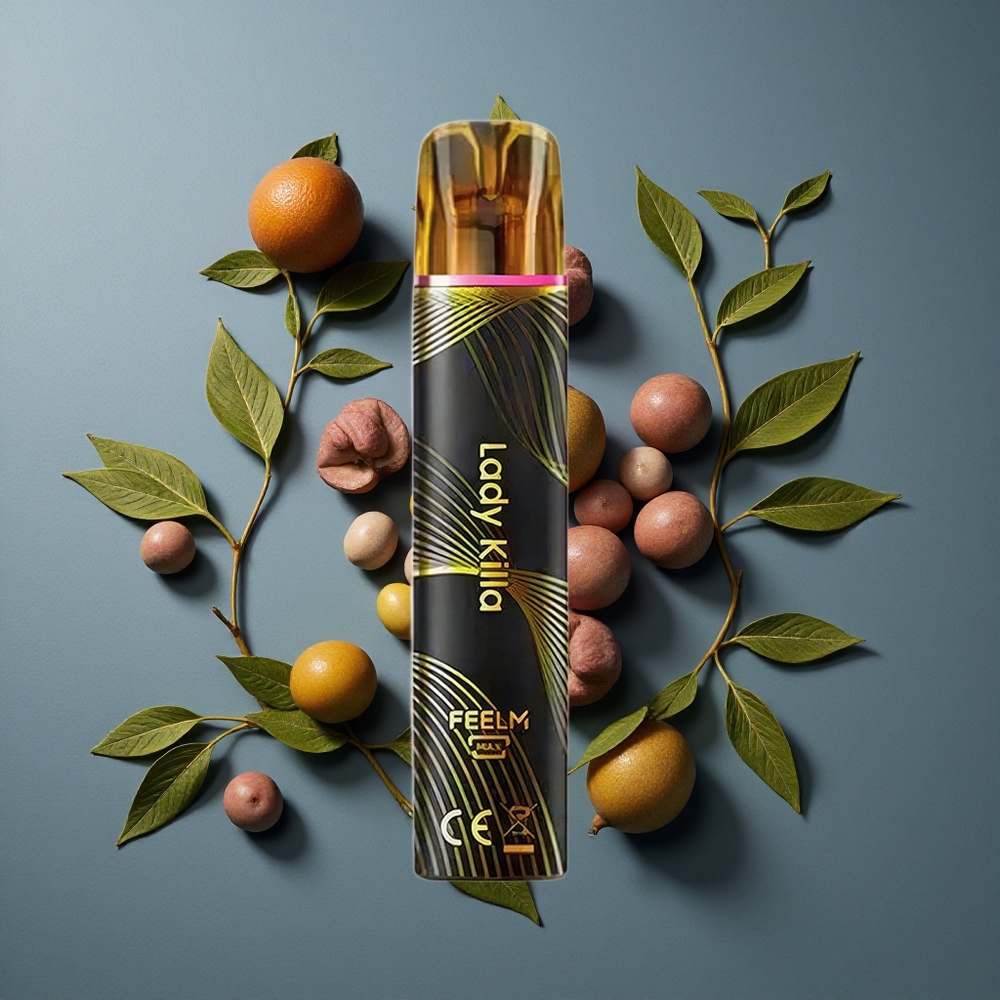 Lady killa Noir&Or JNR Black&Golden 600+200 Puffs vente en gros Belgique 550mAh 2% Nicotine