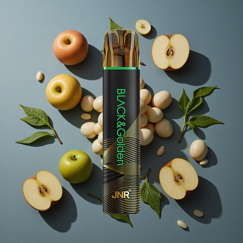 Pomme Acidulée JNR Black&Golden 600+200 Puffs vente en gros Belgique 2ml 2% Nicotine